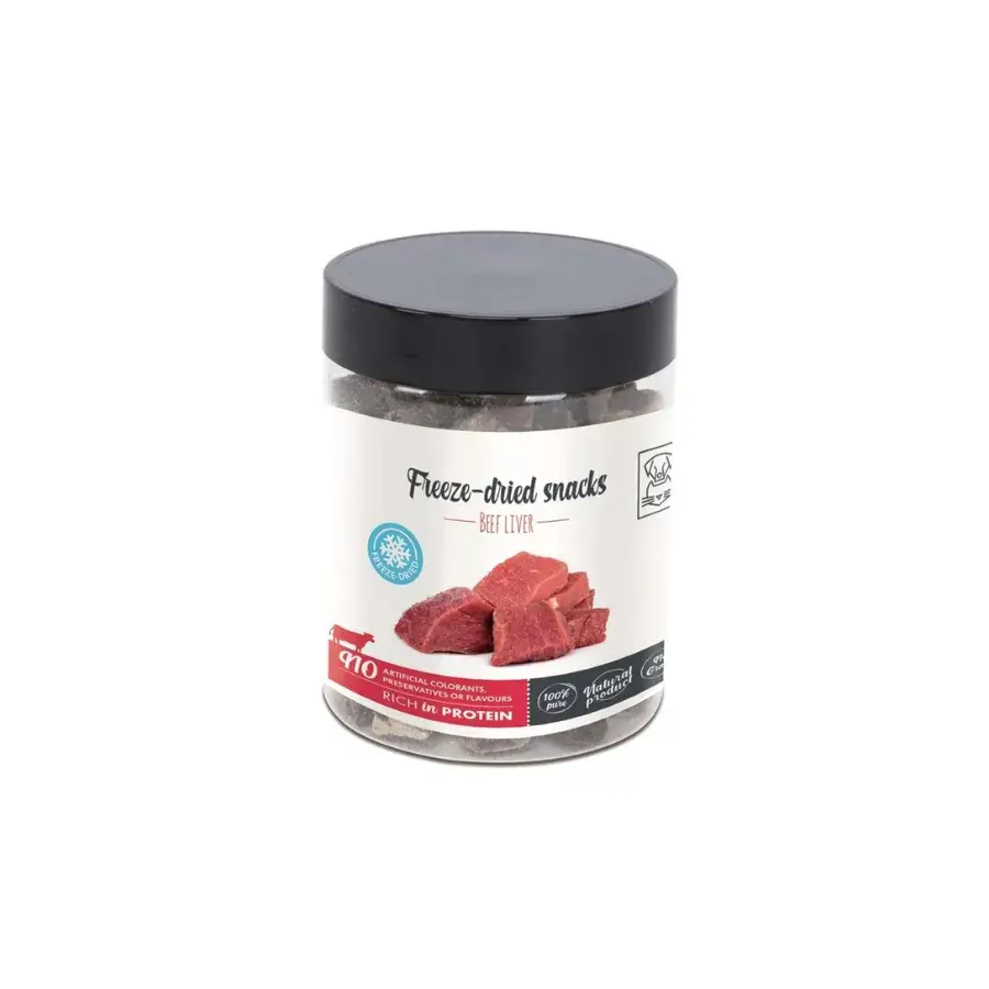 M-Pets Freeze Dried Dondurularak Kurutulmuş %100 Dana Ciğeri Köpek Ödülü 50 Gr