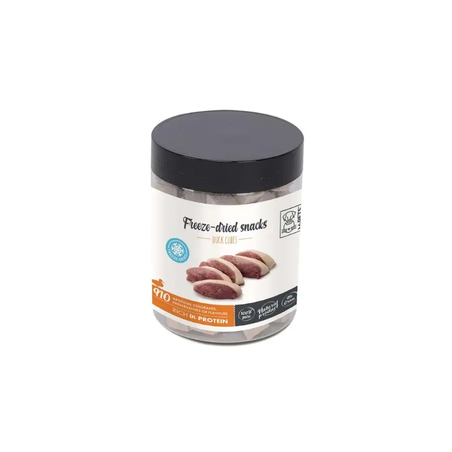 M-Pets Freeze Dried Dondurularak Kurutulmuş %100 Ördek Küpleri Köpek Ödülü 30 Gr