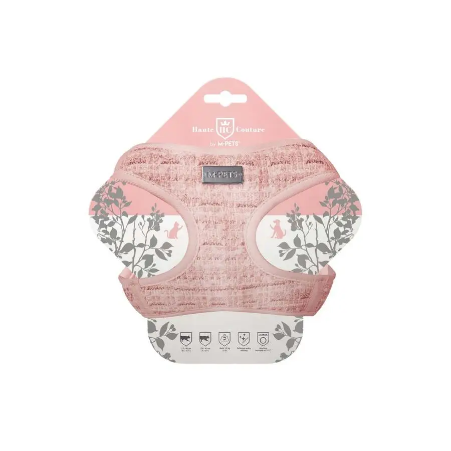 M-Pets Haute Couture Kedi Göğüs Tasması Pembe