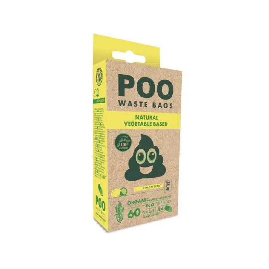 M-PETS POO Dışkı Poşeti 15 Yaprak Limon Kokulu 4lü Paket