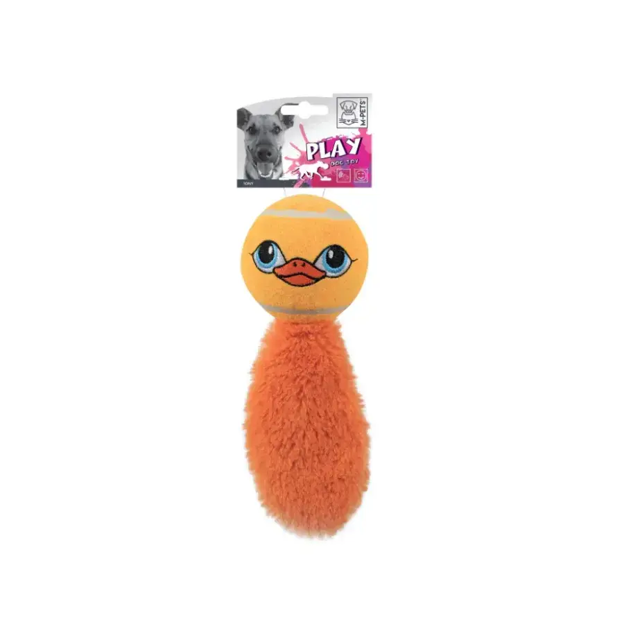 M-Pets Tony Turuncu Peluş Köpek Oyuncağı