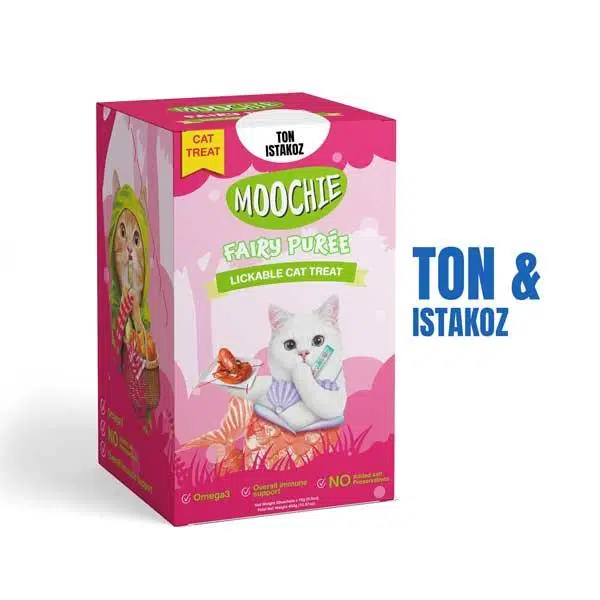 Moochie Creamy Ton Balıklı ve İstakozlu Sıvı Krema Kedi Ödülü 30x15 gr