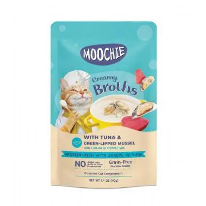 Moochie Ton Balıklı Midyeli Kedi Çorbası 40 gr