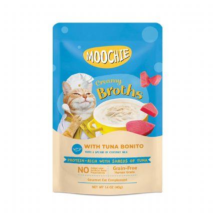 Moochie Ton Balıklı ve Palamutlu Kedi Çorbası 40 gr