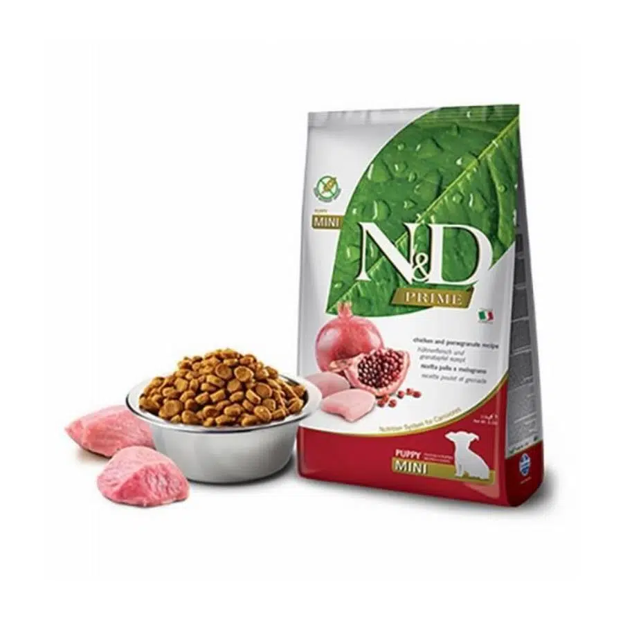 N&D Prime Tavuklu Narlı Küçük Irk Tahılsız Yavru Köpek Maması 2,5 Kg