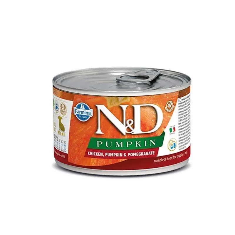 N&D Pumpkin Tavuklu Starter Puppy Mini Yavru Köpek Konservesi 140 gr