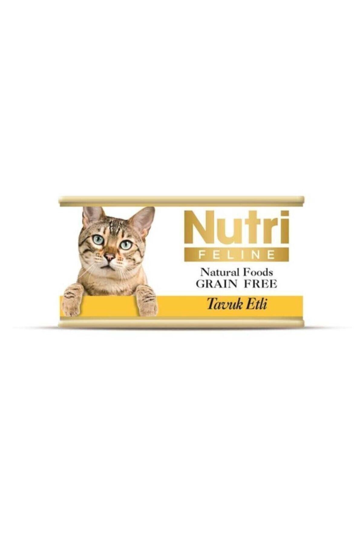 Nutri Feline Tahılsız Tavuk Etli Yetişkin Kedi Konservesi 85 Gr