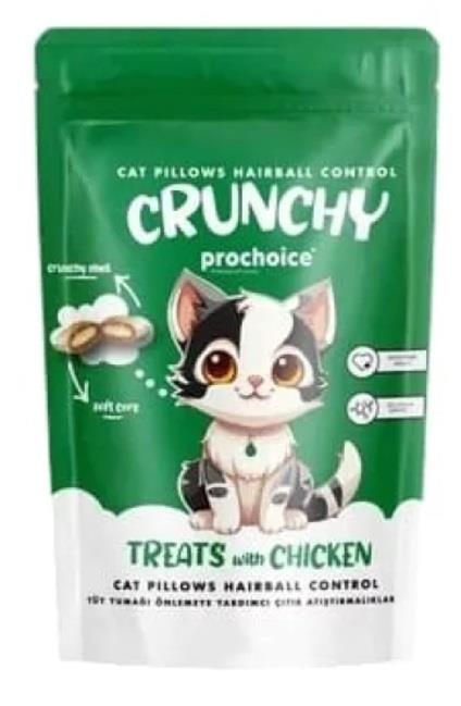 ProChoice Crunchy Tüy Yumağı Kontrolü için Tavuklu Kedi Ödül Maması 60 gr
