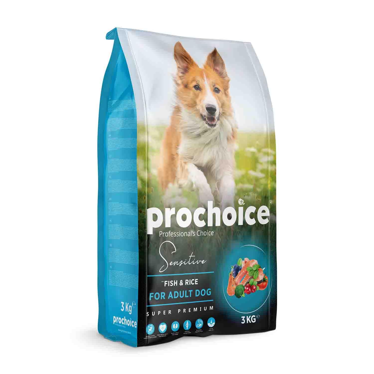 ProChoice Sensitive Balık Etli Yetişkin Köpek Maması 3 kg