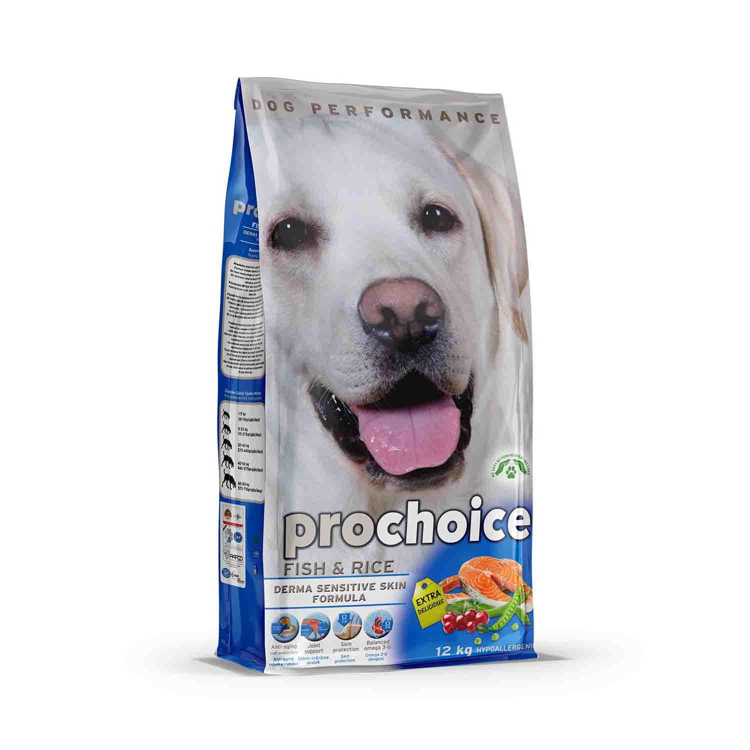 ProChoice Sensitive Skin Hassas Balıklı Yetişkin Köpek Maması 12 kg