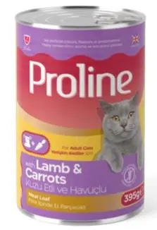 Proline Kuzu Etli Havuçlu Pate Ezme Yetişkin Kedi Maması 400 gr