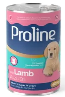Proline Sos İçinde Parça Etli Kuzu Etli Konserve Yavru Köpek Maması 400 gr