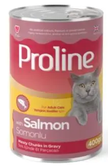 Proline Sos İçinde Somon Balıklı Yetişkin Kedi Maması 400 gr