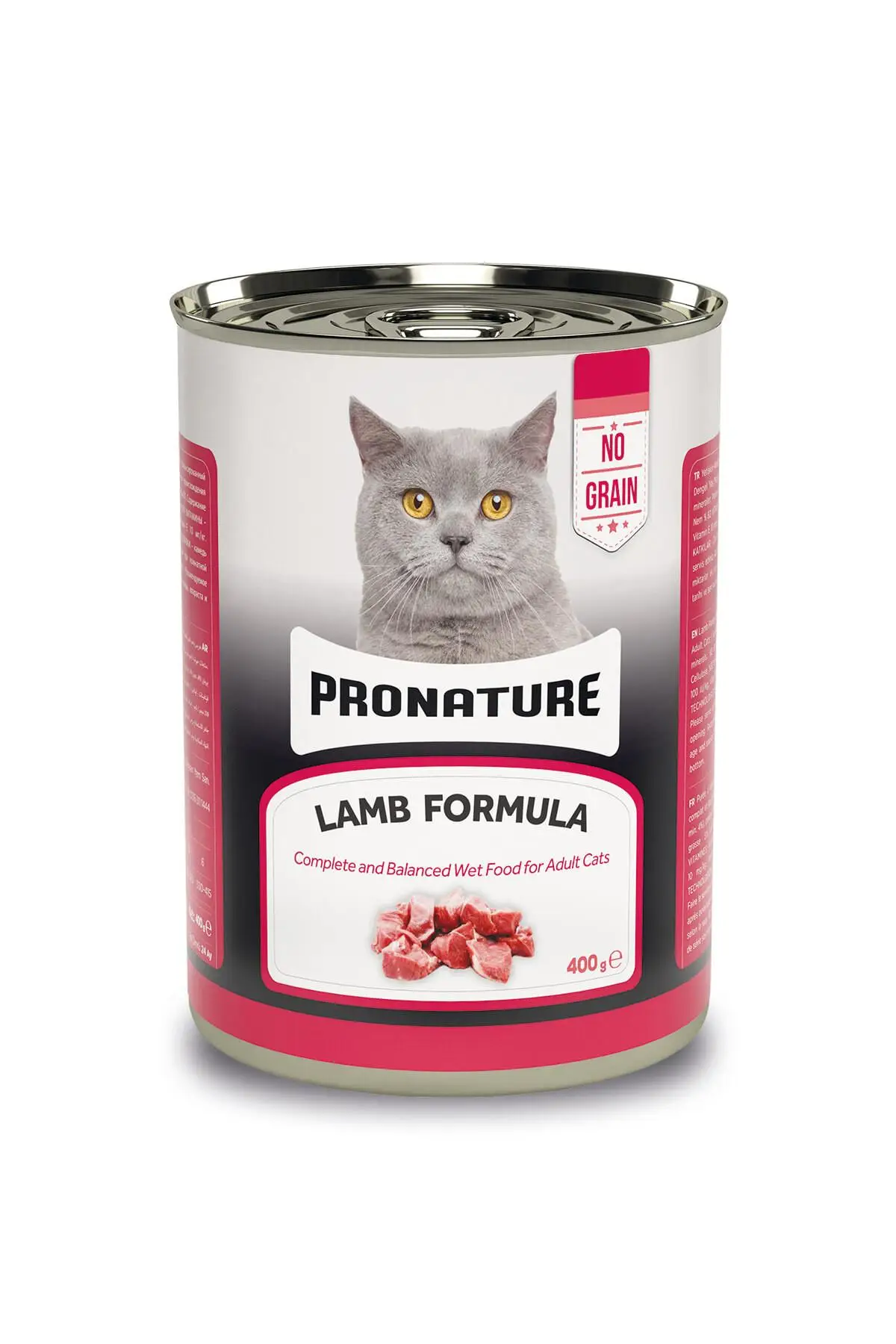 Pronature Ezme Kuzu Etli Tahılsız Kedi Konservesi 400 gr