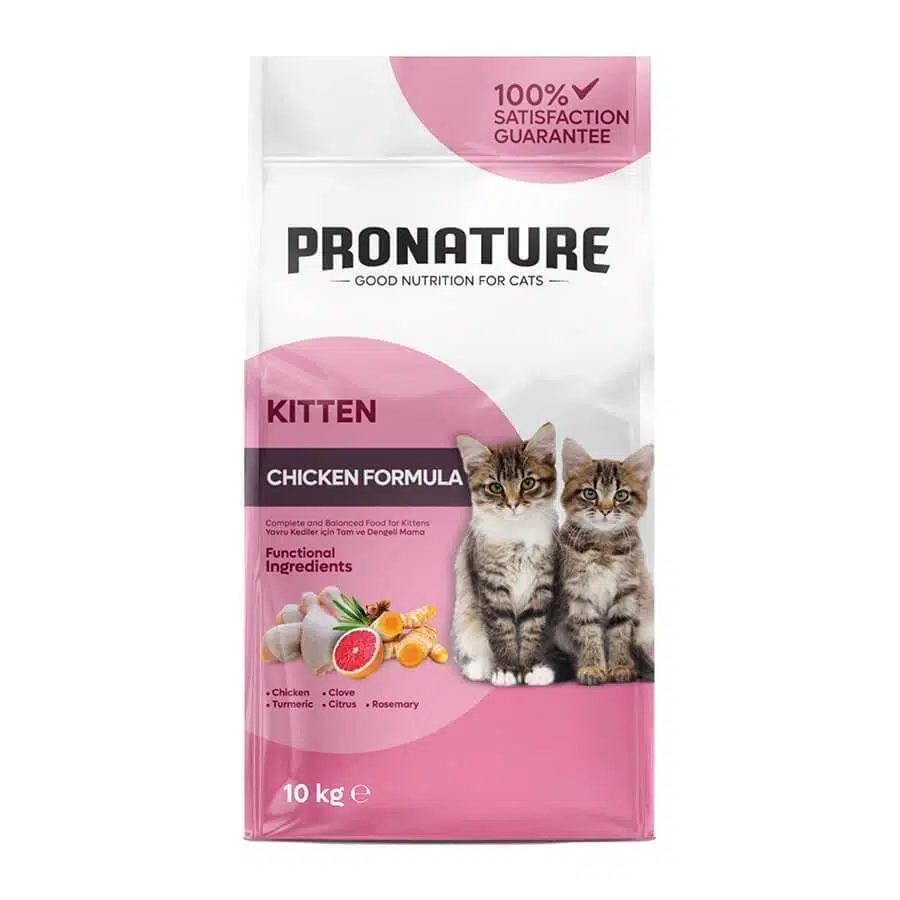 Pronature Tavuklu ve Pirinçli Yavru Kedi Maması 10 kg