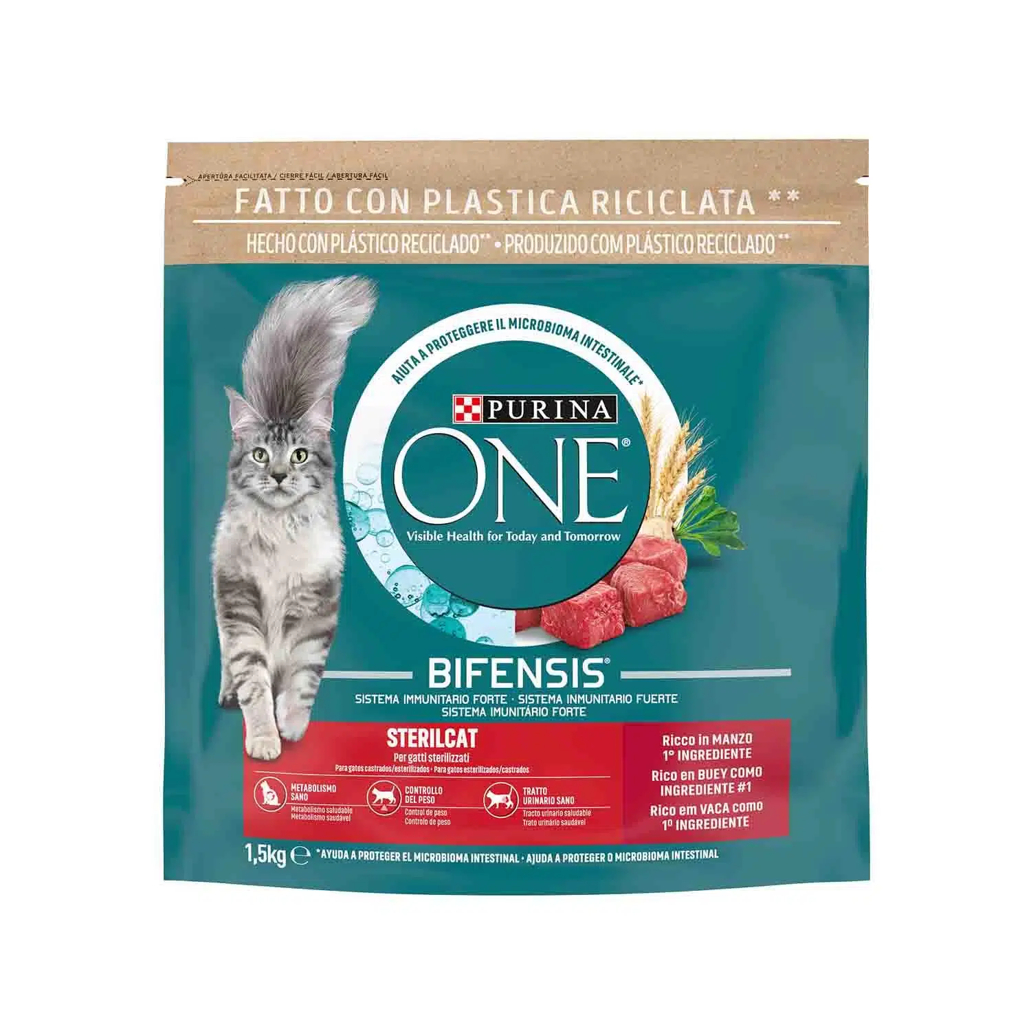 Purina One Sığır Etli Kısırlaştırılmış Kedi Maması 1,5 kg