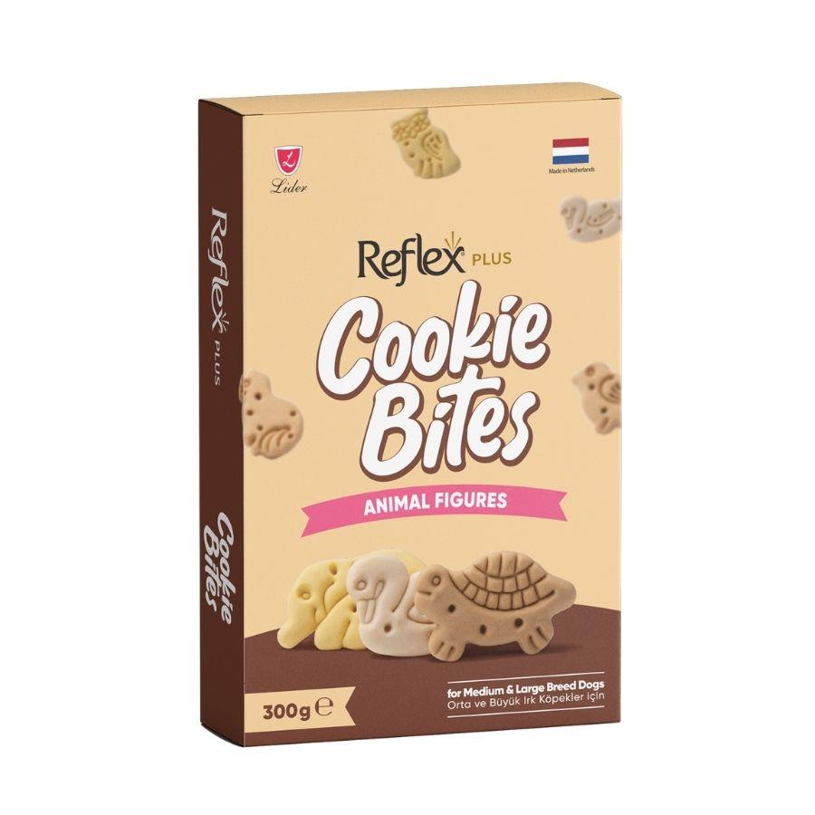 Reflex Plus Cookie Bites Animal Figures Orta ve Büyük Irk Yetişkin Köpek Ödül Maması 300 Gr