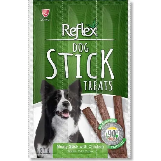 Reflex Stick Tavuk Etli Köpek Ödül Çubuğu 3 X 11 gr