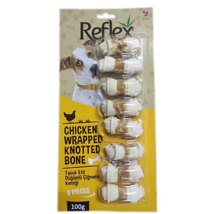 Reflex Tavuk Etli Düğüm Kemik Ödülü 8'li 100 gr