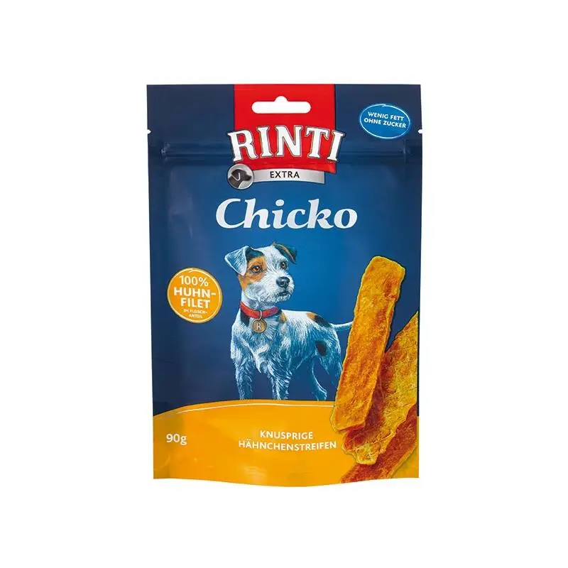 RINTI Extra Chicko Tahılsız Natural Tavuklu Yetişkin Köpek Ödülü 90 gr