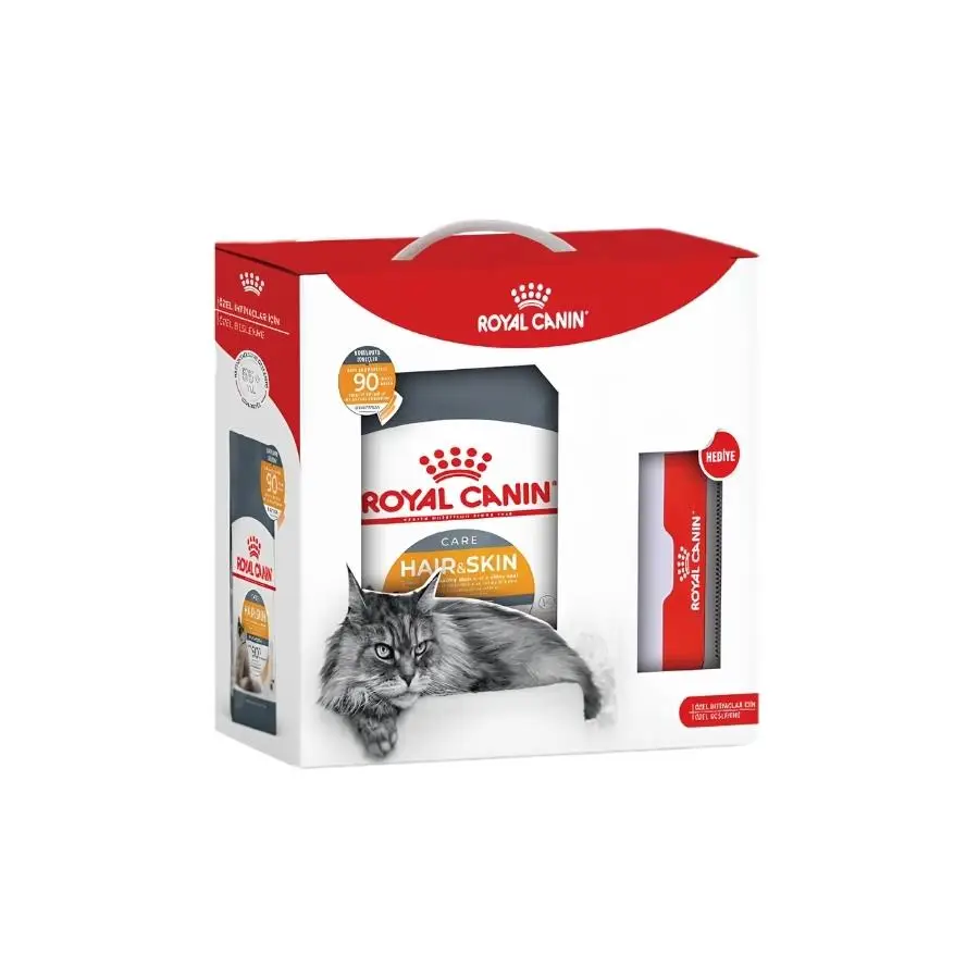 Royal Canin Hair&Skin Deri ve Tüy Sağlığı Yetişkin Kedi Maması 2 Kg Tarak Hediyeli