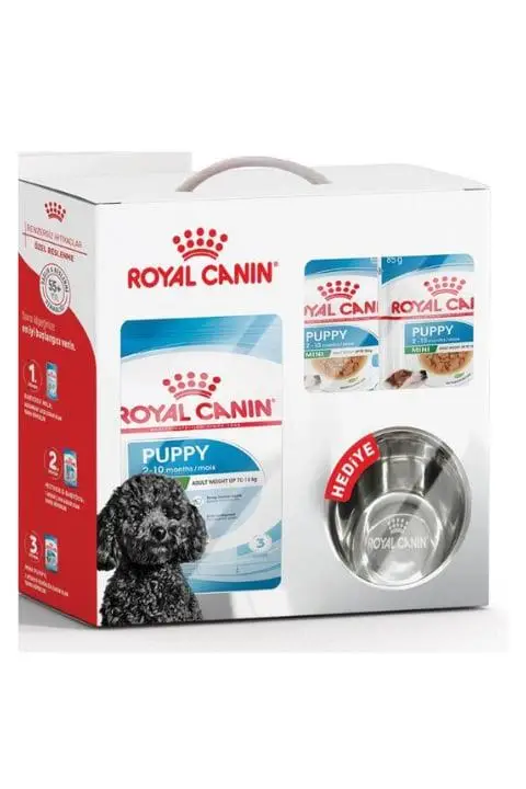 Royal Canin Mini Puppy Yavru Köpek Maması 2 KG + Konserve ve Mama Kabı Hediyeli