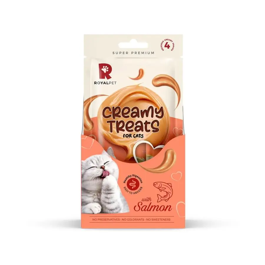 Royalpet Somonlu Kedi Kreması 4 x 14 Gr