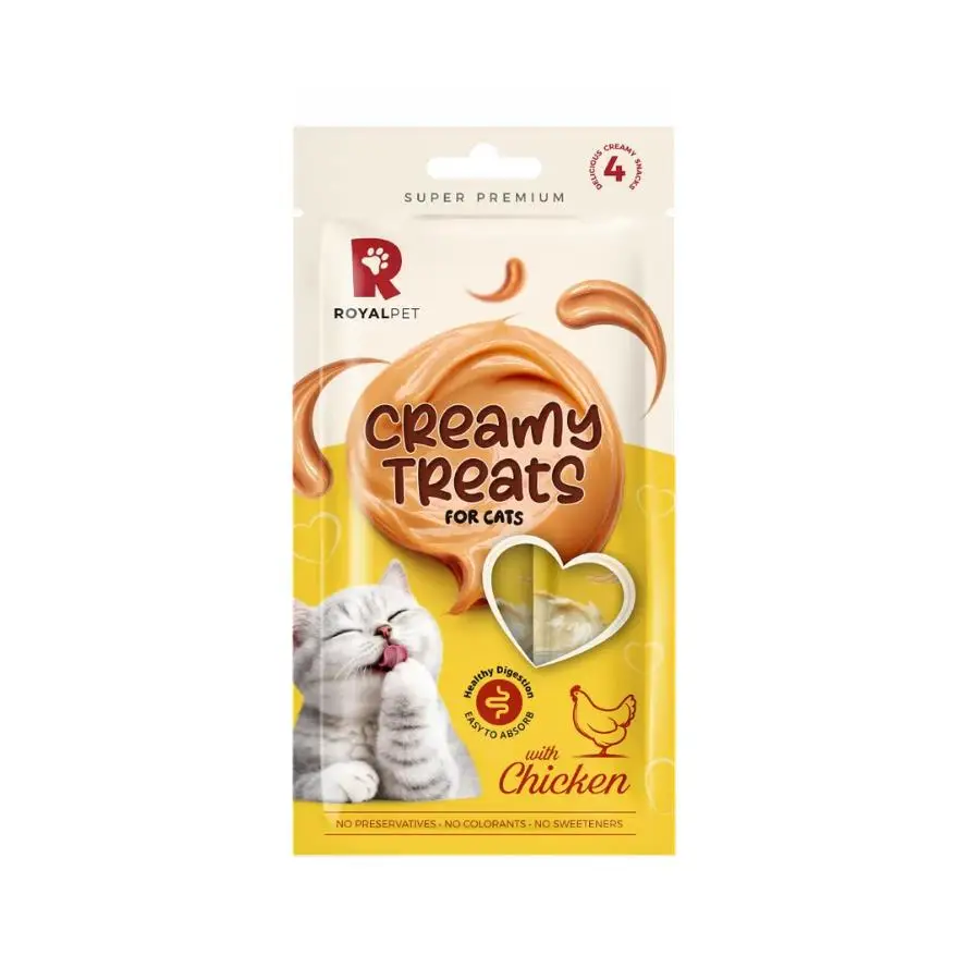 Royalpet Tavuklu Kedi Kreması 4 x 14 Gr