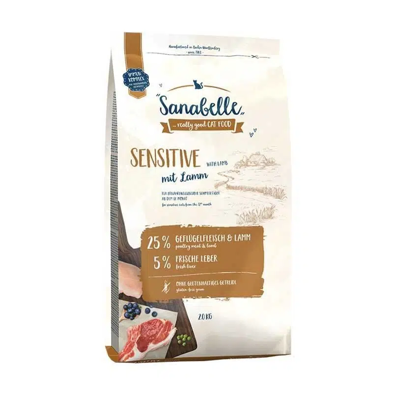 Sanabelle Sensitive Kuzu Etli Yetişkin Kedi Maması 2 kg