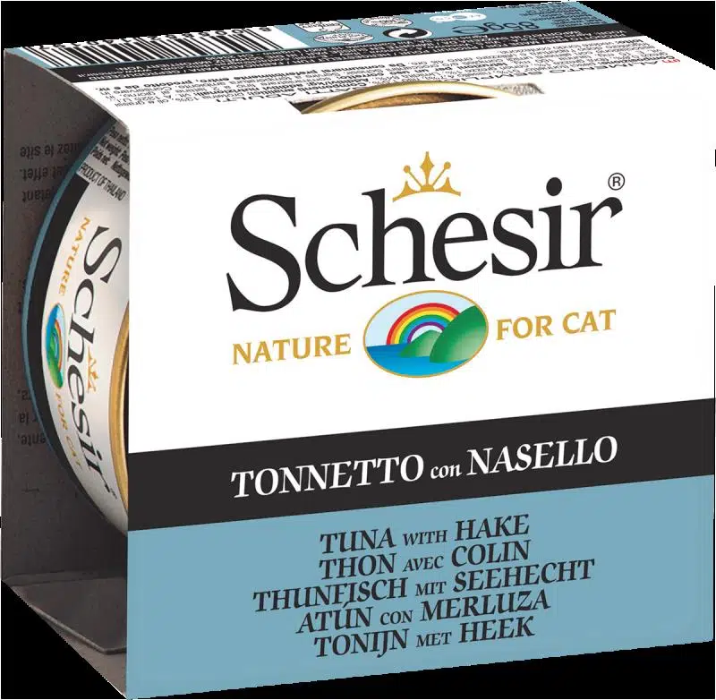 Schesir Jel İçinde Ton ve Barlam Balıklı Kedi Konservesi 85 gr