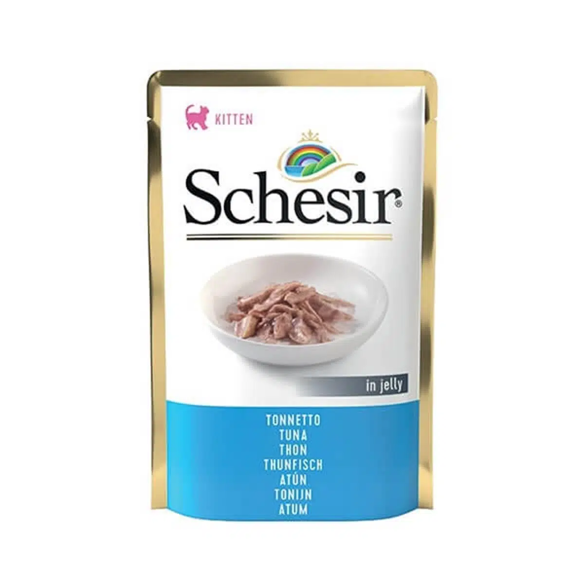 Schesir Jelly Pouch Ton Balıklı Pouch Yavru Kedi Konservesi 85 gr