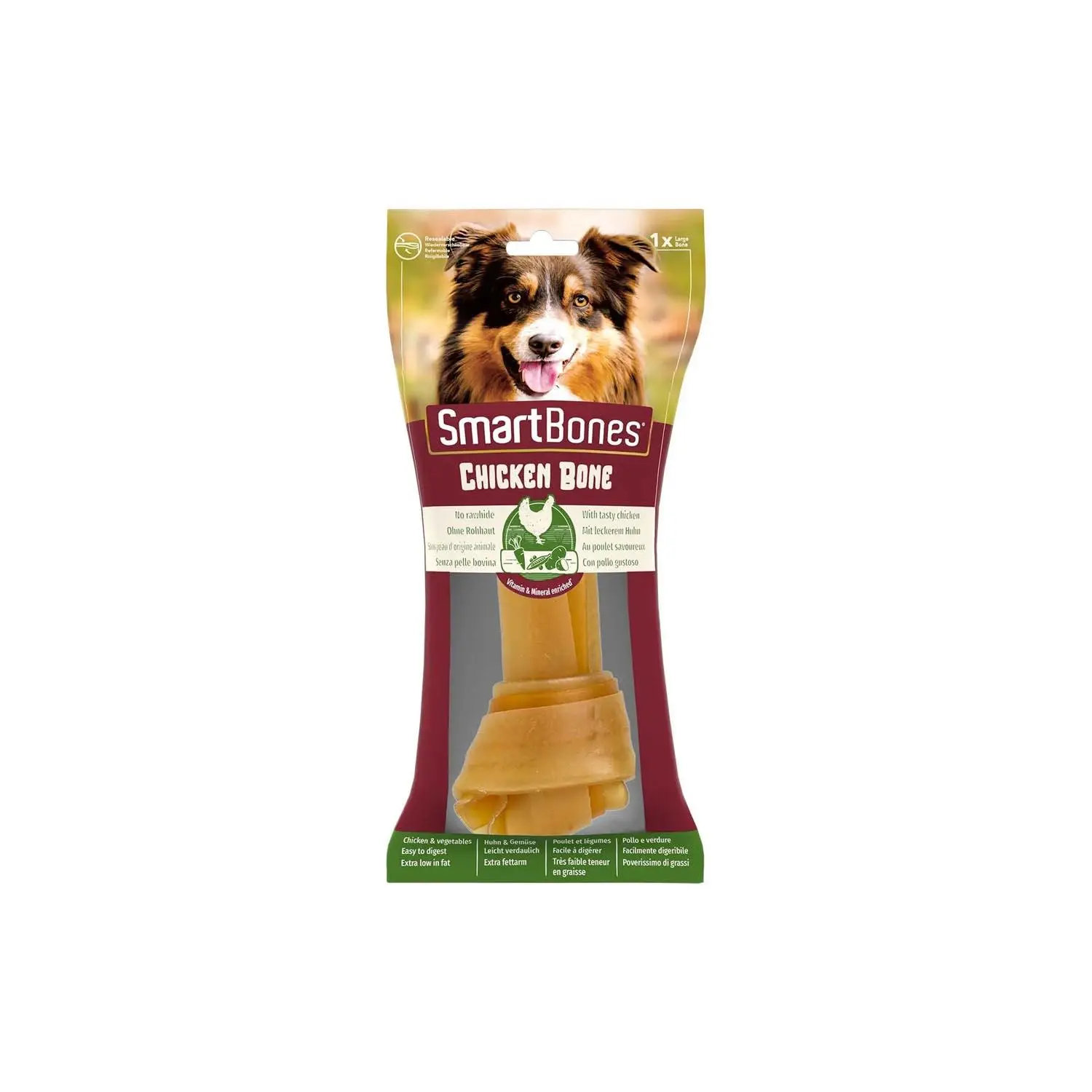SmartBones Tavuklu Mini Düğüm Köpek Ödül Kemiği 16 gr
