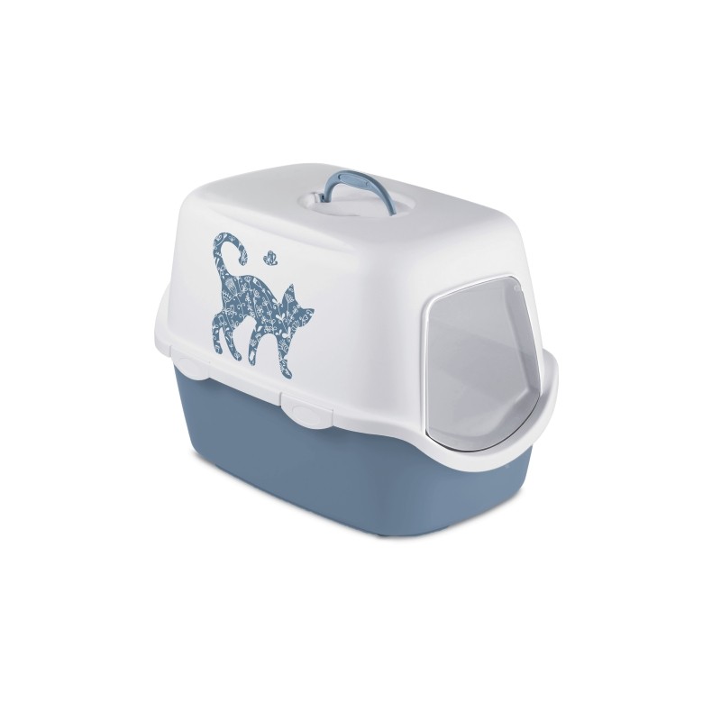 Stefanplast Cathy Griffe Mavi Kedi Tuvaleti 56 X 40 X 40 cm