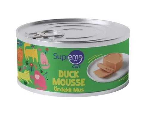 Supreme Ördekli Mus Kedi Konservesi 85 gr
