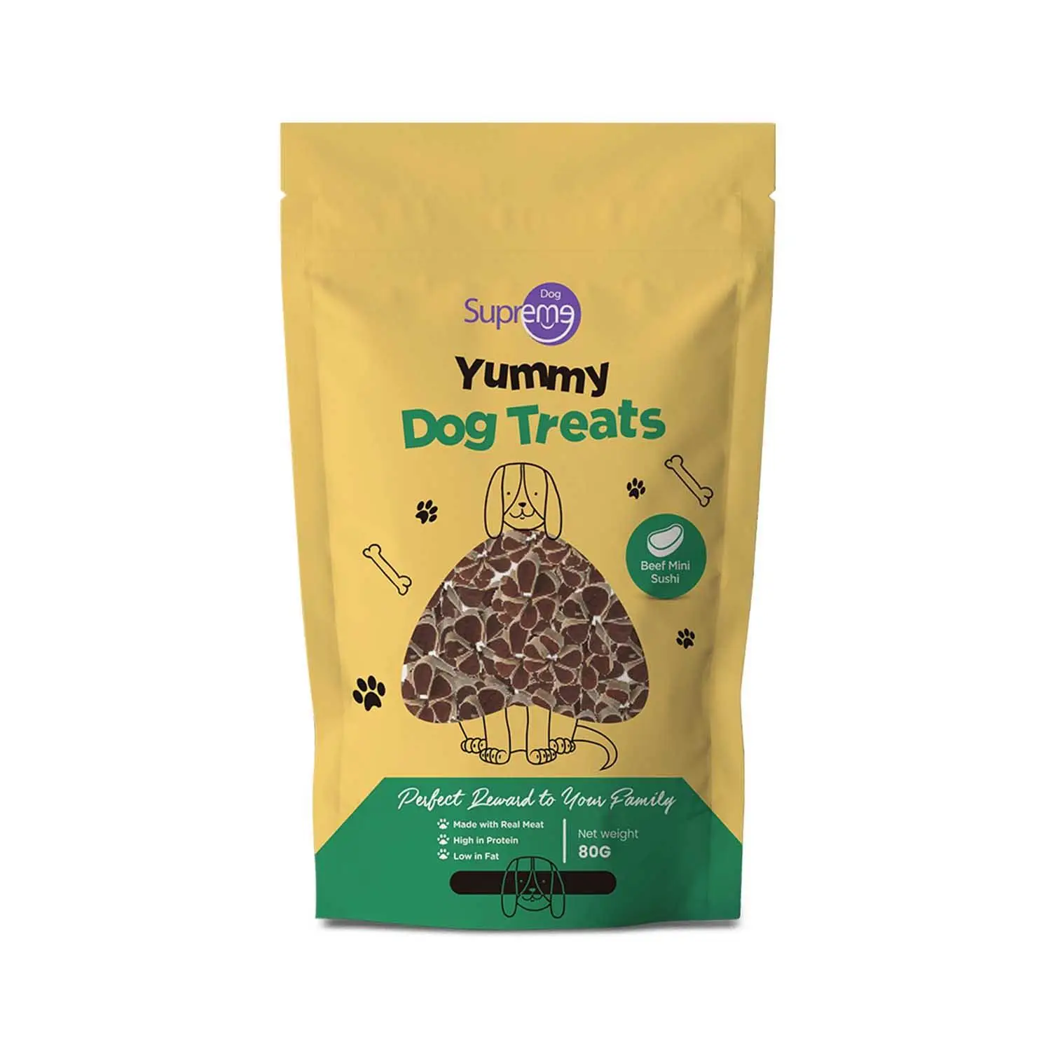 Supreme Sığır Etli Sushi Köpek Ödül Maması 80 gr