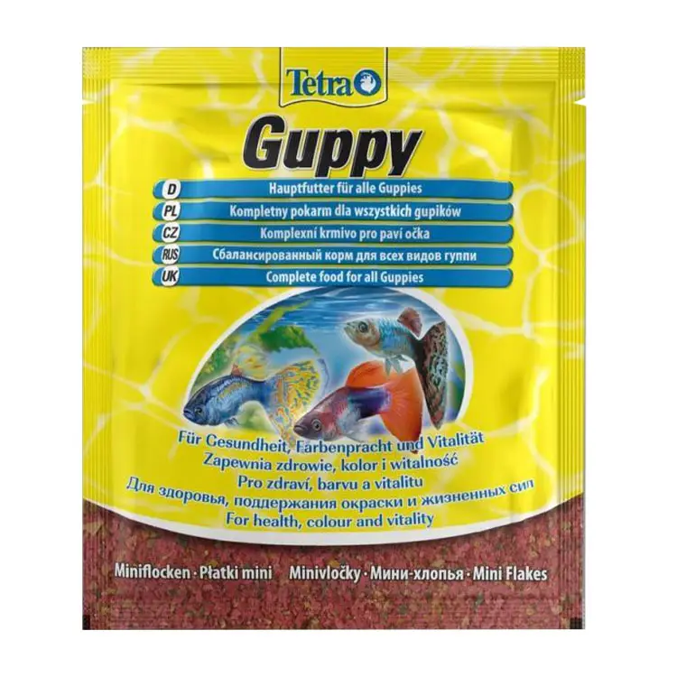 Tetra Guppy Lepistes Balık Yemi 12 Gr