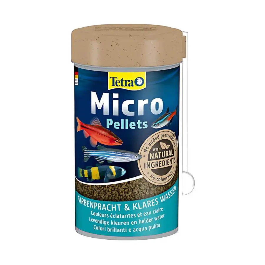 Tetra Micro Pellets Pelet Mikro Dip Balık Yemi 100 Ml / 64 Gr
