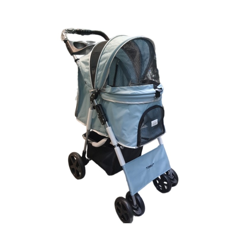 Tommy Evcil Hayvan Arabası 78x56x99cm Turkuaz Max 15kg