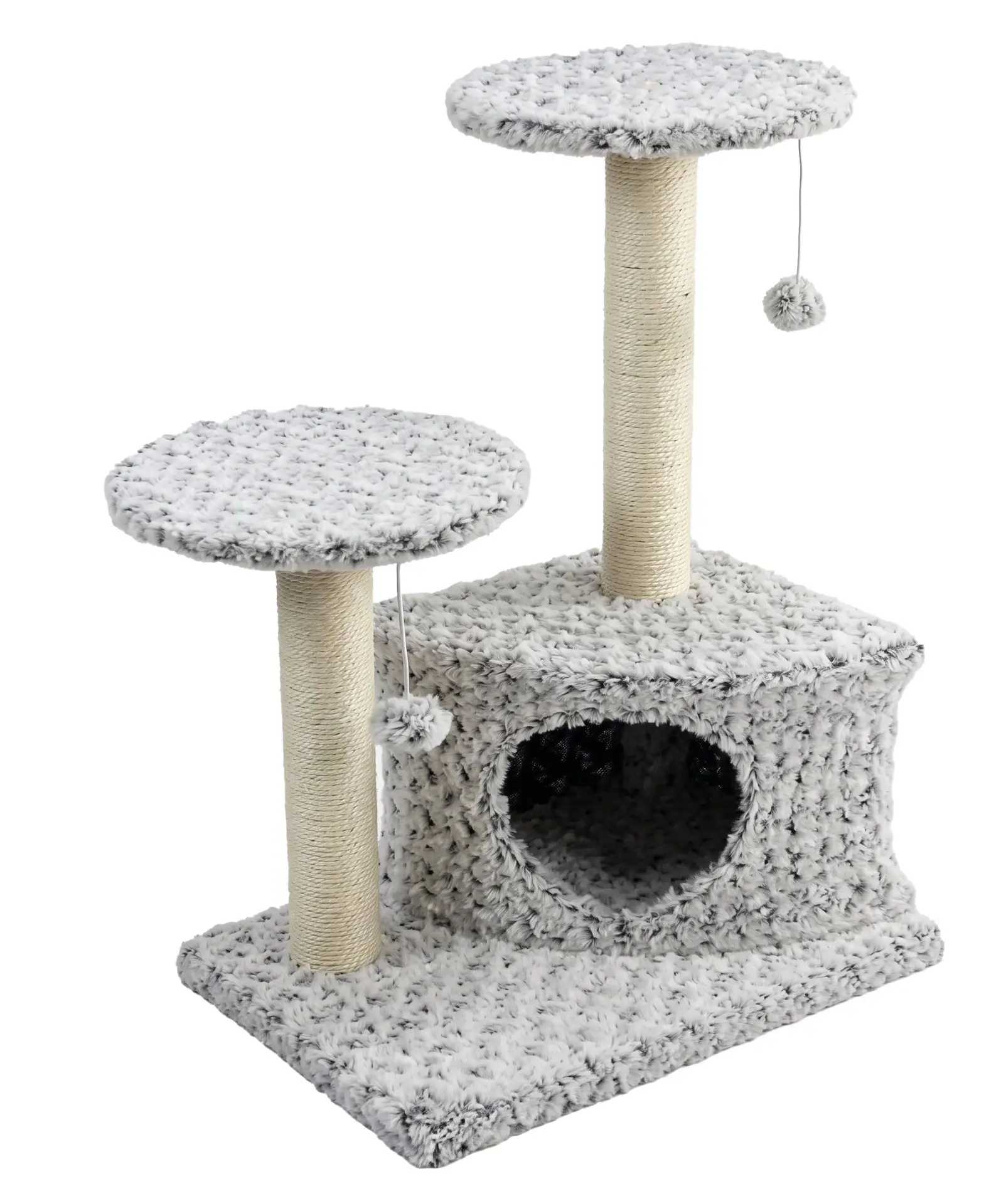 Tommy Gri Kedi Tırmalama Evi 45x33x70