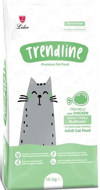 Trendline Gourmet Renkli Karışık Yetişkin Kedi Maması 10 kg