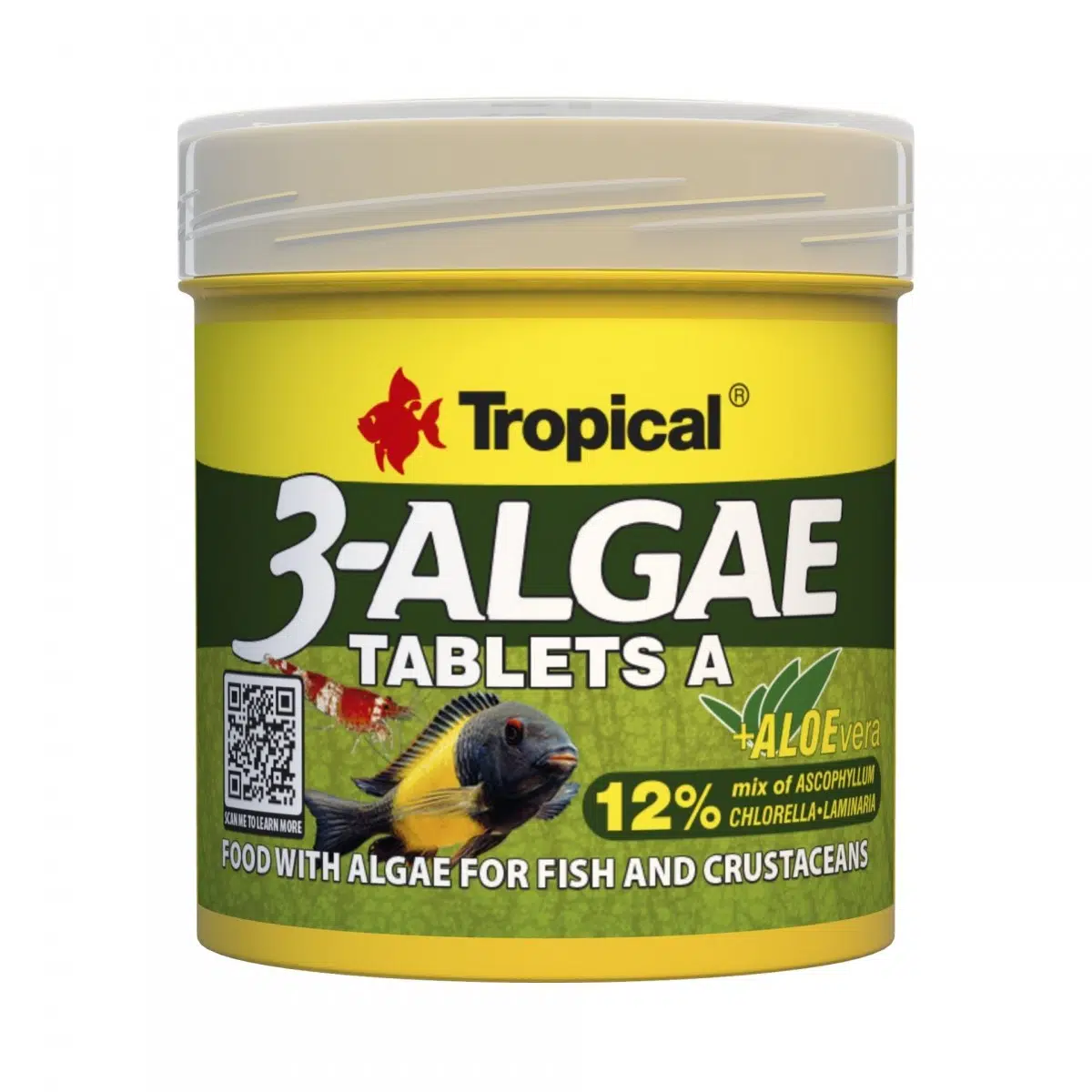 Tropical 3 Algae Tablets A Kendinden Yapışkanlı Tablet Balık Yemi 36 Gr