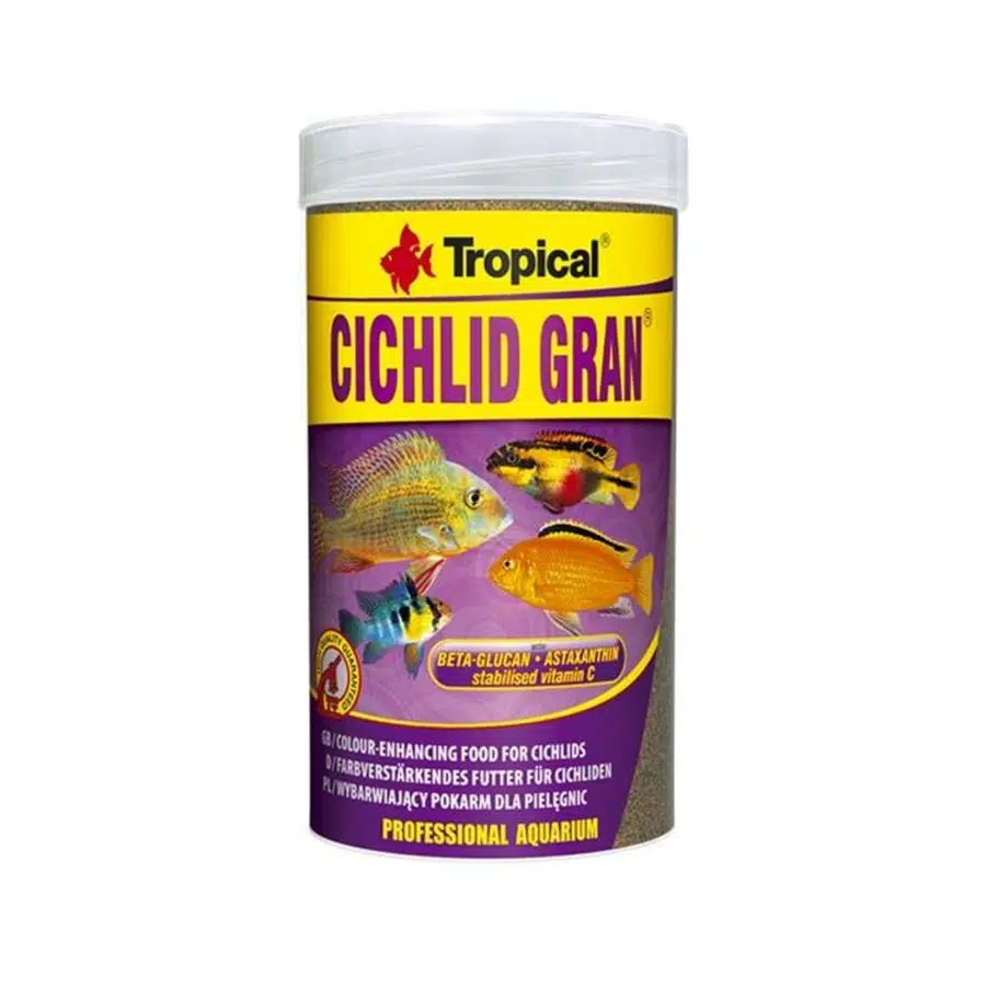 Tropical Cichlid Gran Granül Çiklit Balığı Yemi 550 Gr