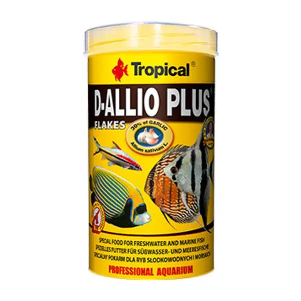 Tropical D-Allio Plus Flakes Sarımsaklı Pul Yem 200 Gr