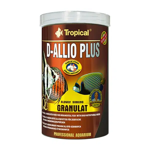 Tropical D-Allio Plus Gran Sarımsaklı Granül Yem 60 Gr