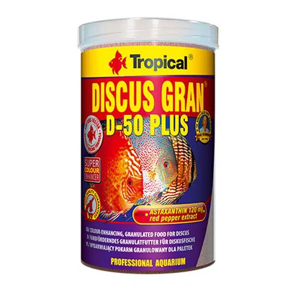 Tropical Discus Gran D-50 Plus Renk Arttırıcı Discus Balık Yemi 44 Gr