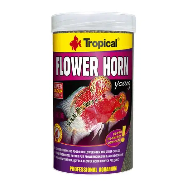 Tropical Flower Horn Young Pellet Yavru Çiklit Yemi 380 Gr