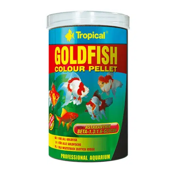 Tropical Goldfish Colour Pellet Pelet Japon Balığı Yemi 36 Gr