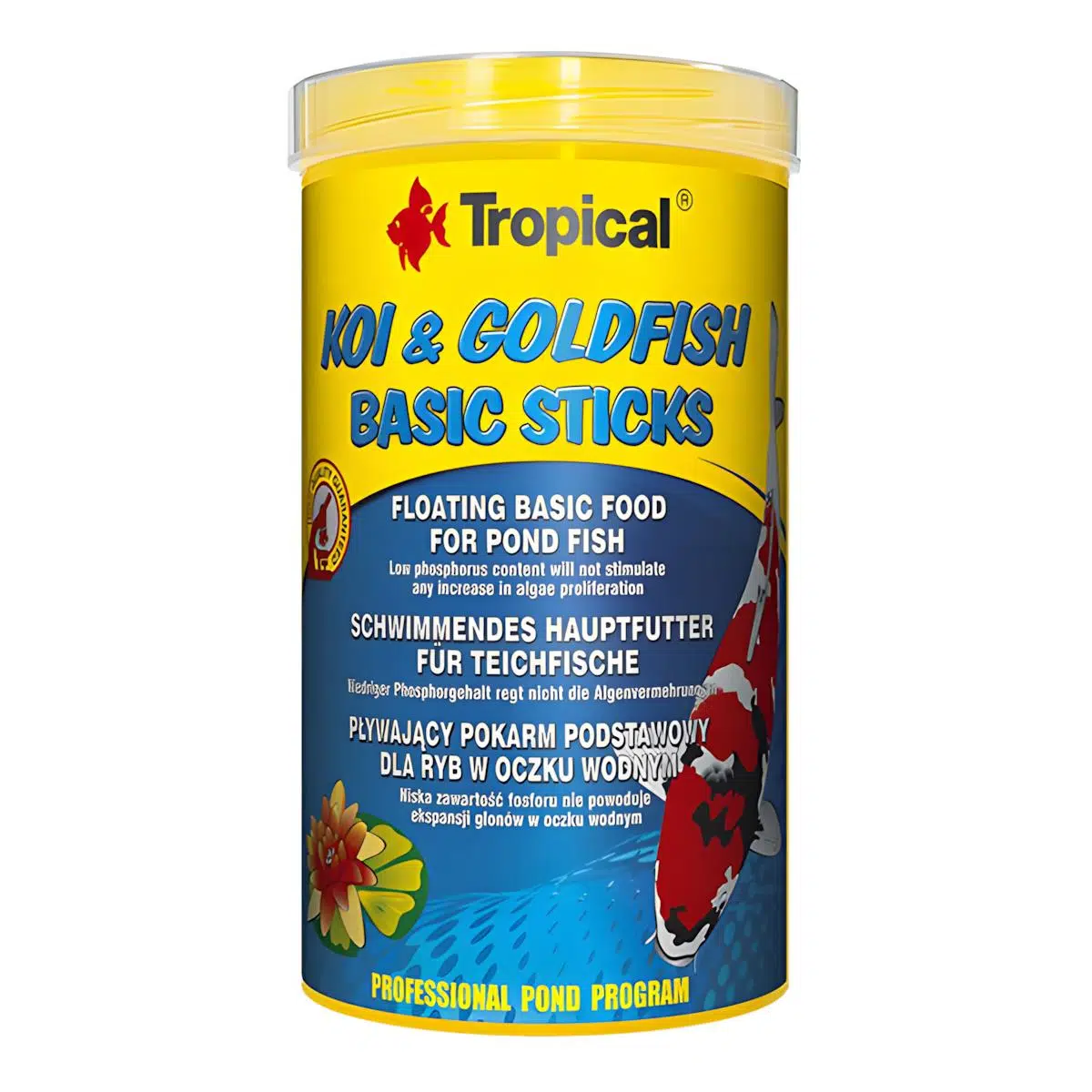 Tropical Koi&Goldfish Basic Sticks Pusz. Koi ve Japon Balığı Yemi 80 Gr