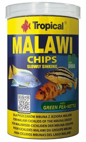 Tropical Malawi Chips Çiklit Balık Yemi 130 Gr