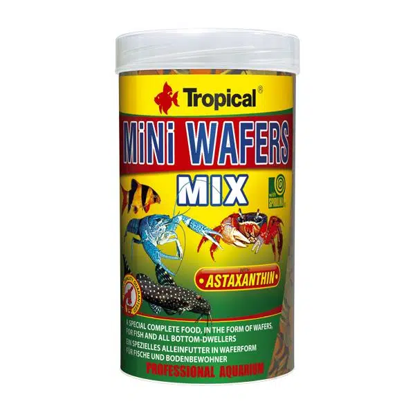 Tropical Mini Wafers Mix Vatoz ve Çöpçü Balığı Yemi 55 Gr
